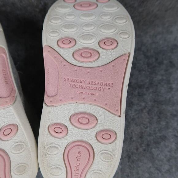 Stride Rite Shoes Kids 7 Boots Quinn Leather Iridescent Toddler Baby Comfort SRT - Picture 13 of 14